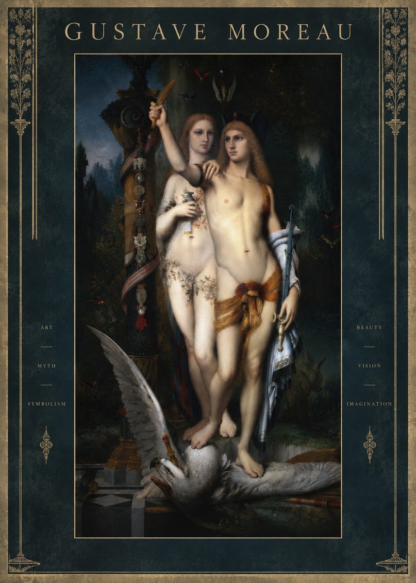 Gustave Moreau The Chimeras No5 - Juliste