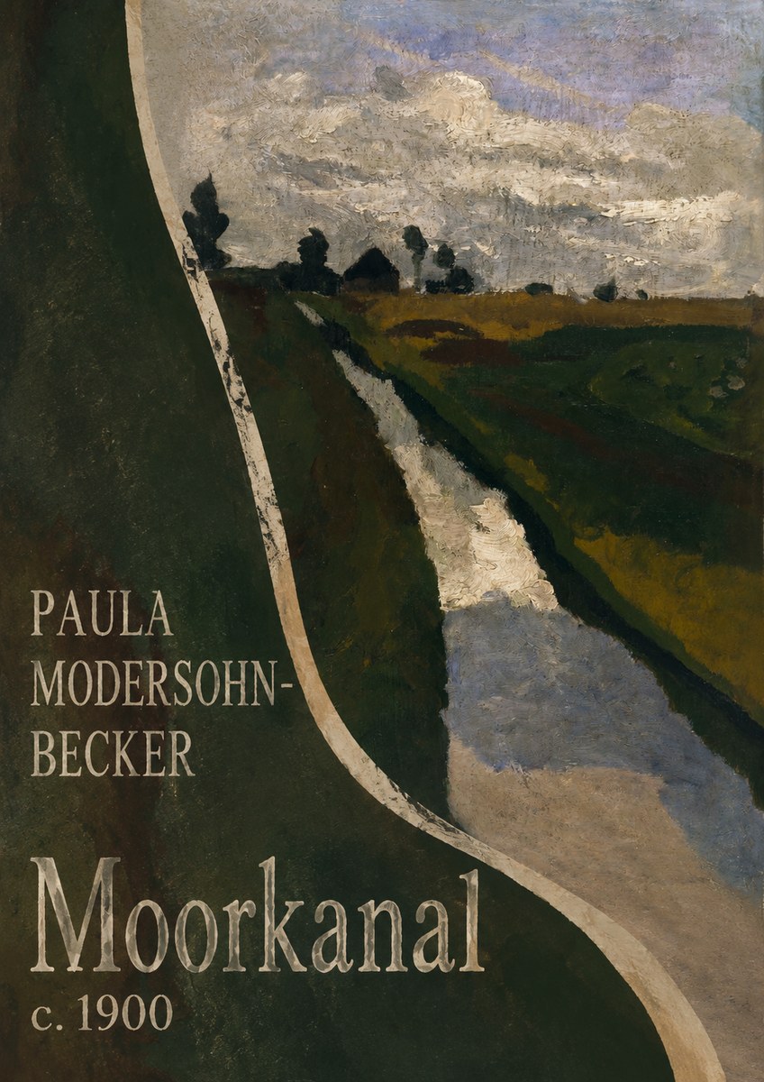 Paula Modersohn-Becker Moorkanal No4 - Juliste