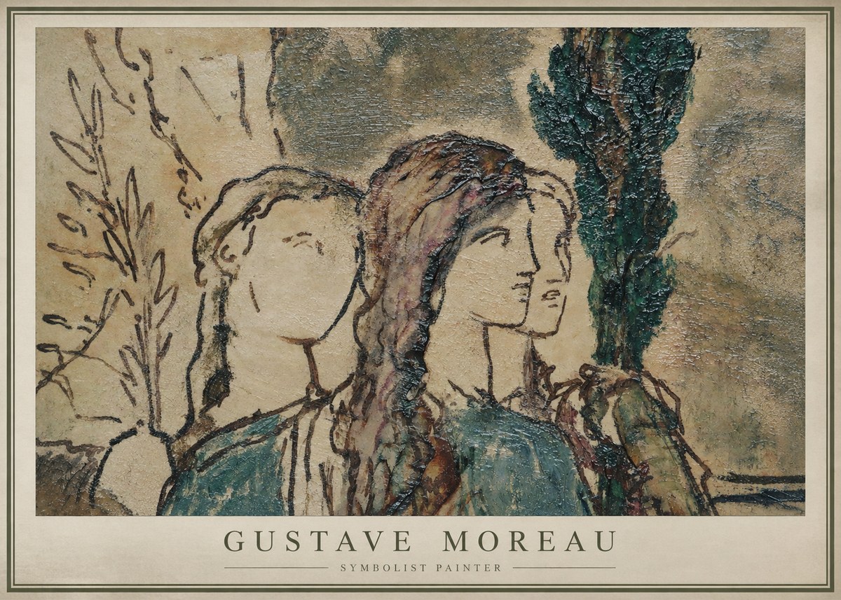Gustave Moreau Untitled II No1 - Juliste