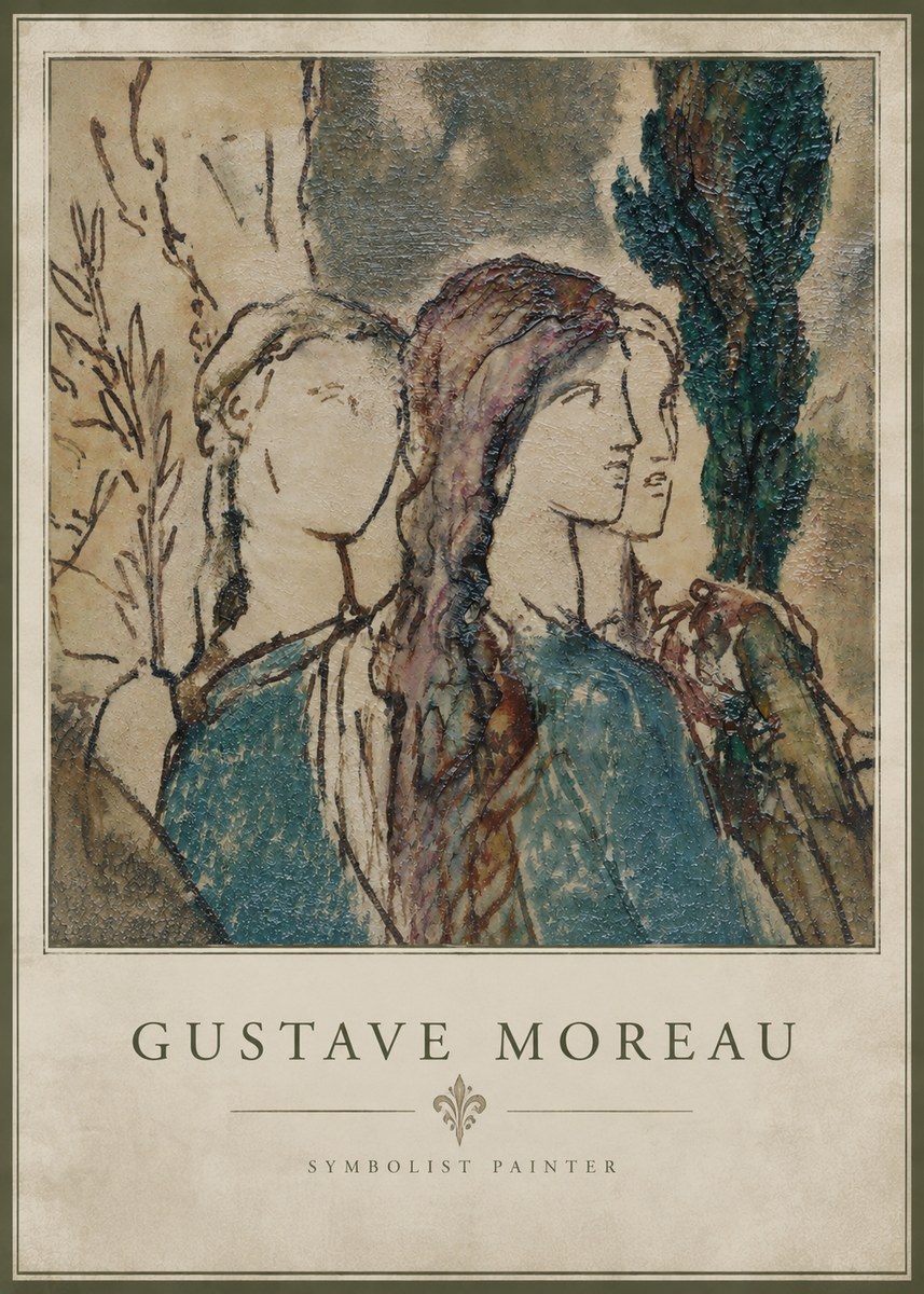 Gustave Moreau Untitled II No3 - Juliste