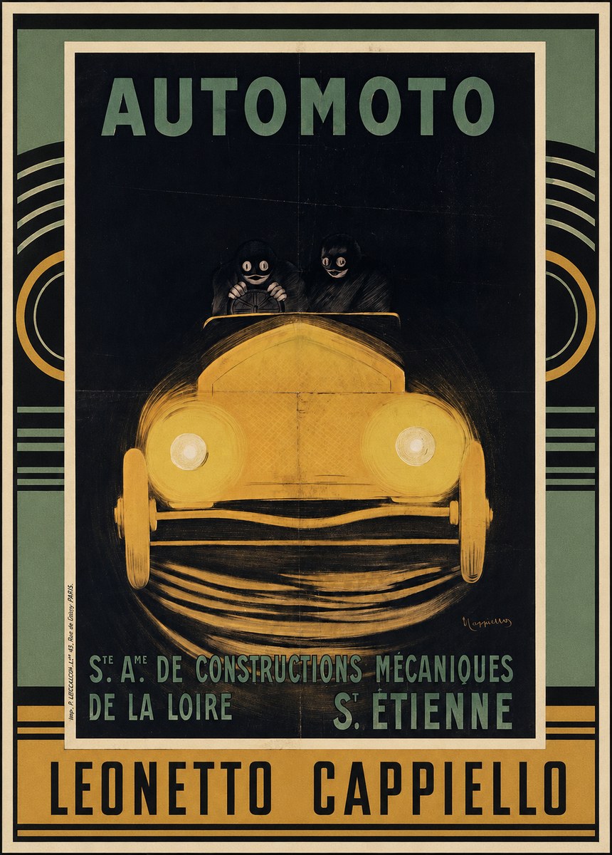 Leonetto Cappiello Automoto No3 - Juliste