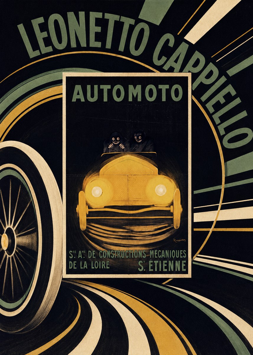 Leonetto Cappiello Automoto No5 - Juliste