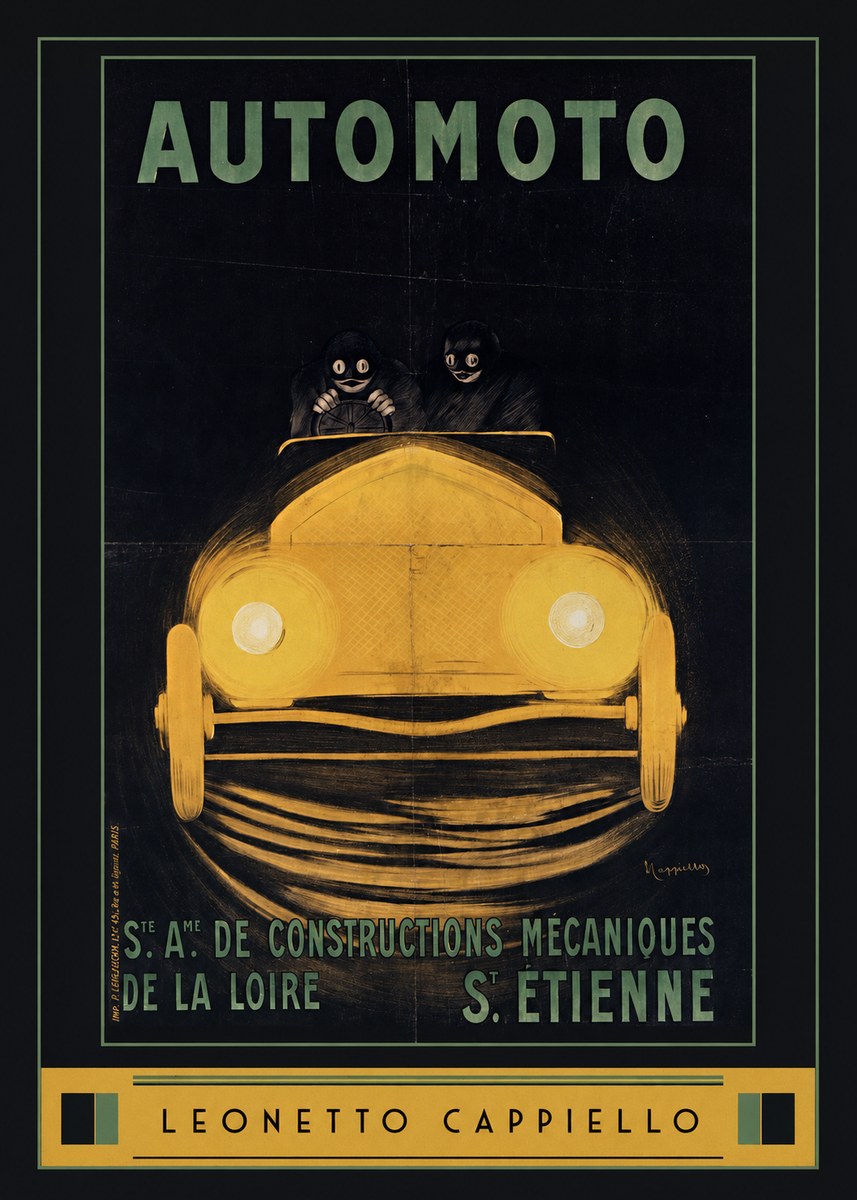 Leonetto Cappiello Automoto No6 - Juliste