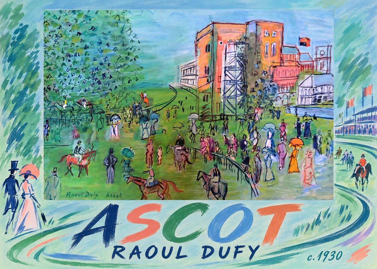 Raoul Dufy Ascot C. 1930 II No3 - Juliste