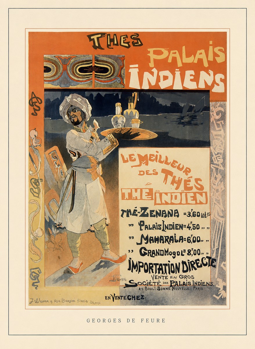 Georges de Feure Palais Indiens No4 - Juliste
