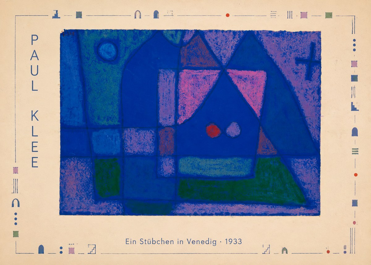 Paul Klee Ein Stübchen in Venedig No4 - Juliste