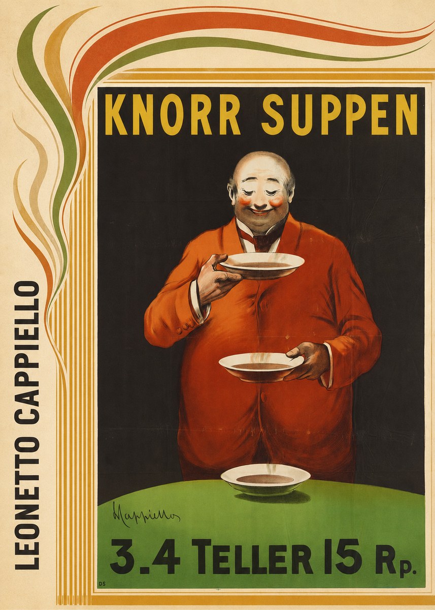 Leonetto Cappiello Knorr Suppen No5 - Juliste
