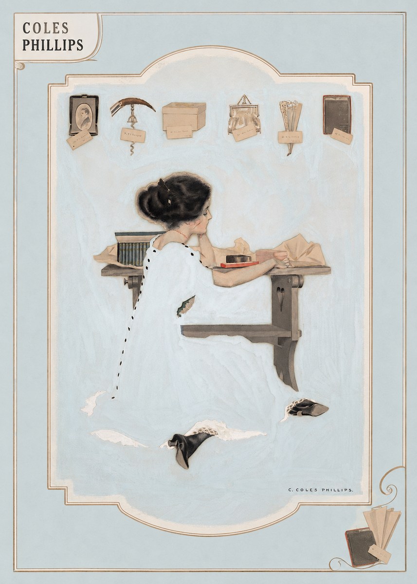 Coles Phillips Remembrance No4 - Juliste