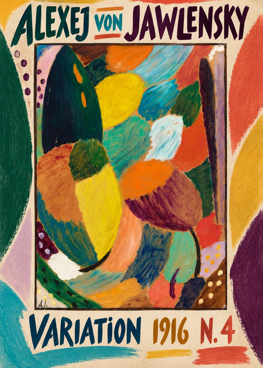 Alexej von Jawlensky Variation 1916 N.4 No1 - Juliste