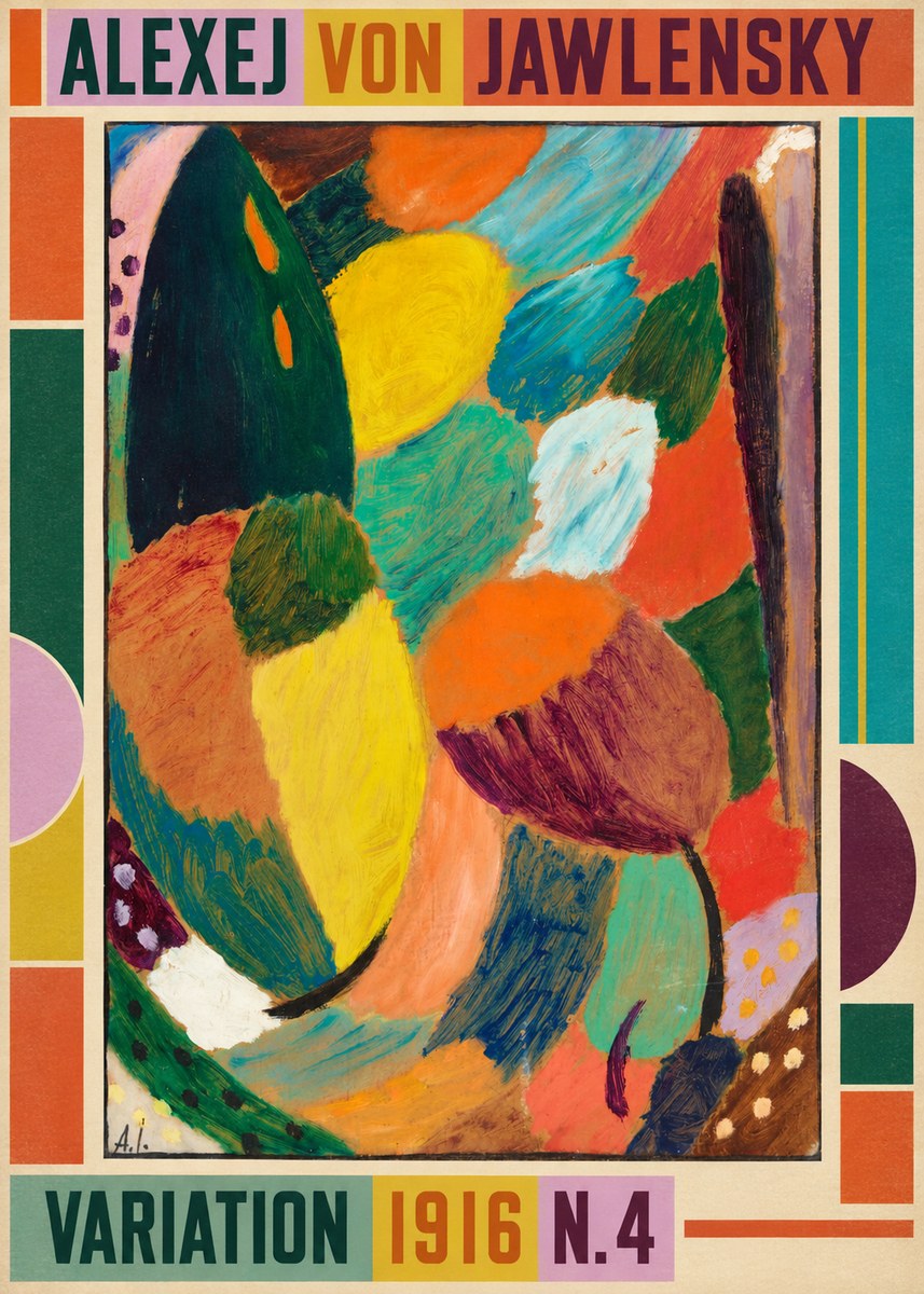 Alexej von Jawlensky Variation 1916 N.4 No2 - Juliste