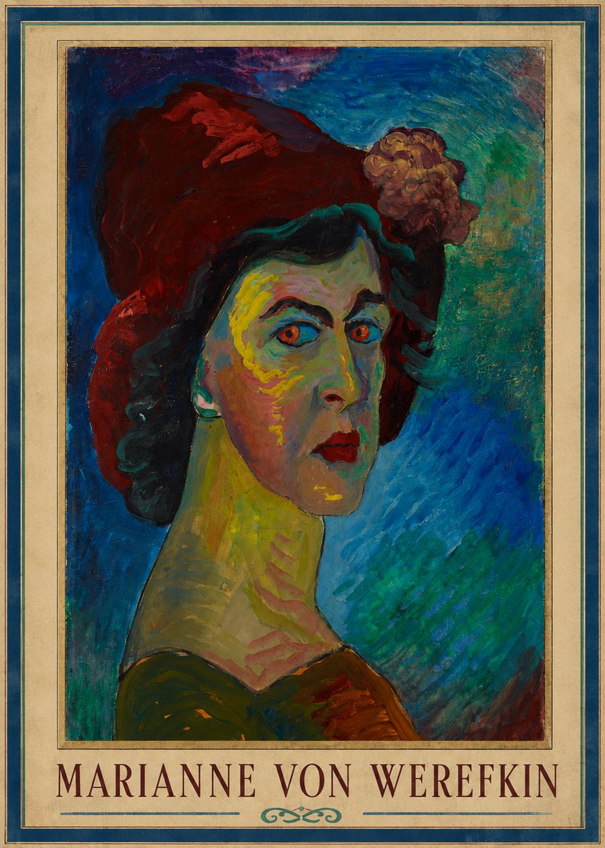 Marianne von Werefkin Self-portrait No1 - Juliste