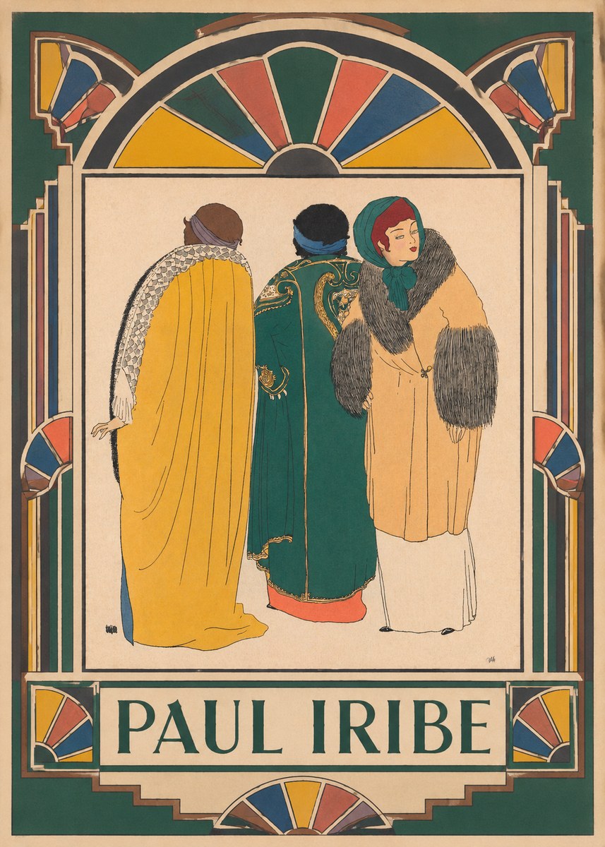 Paul Iribe Fashionable Figures No4 - Juliste