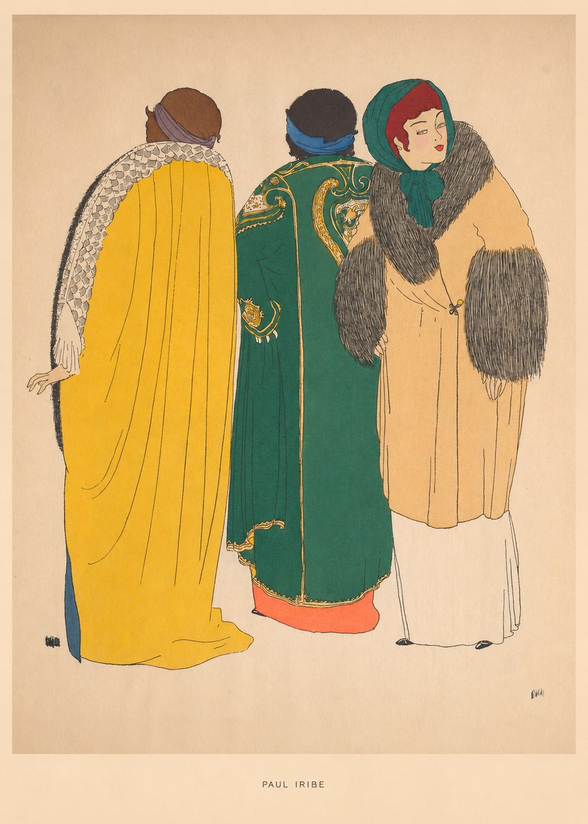Paul Iribe Fashionable Figures No6 - Juliste
