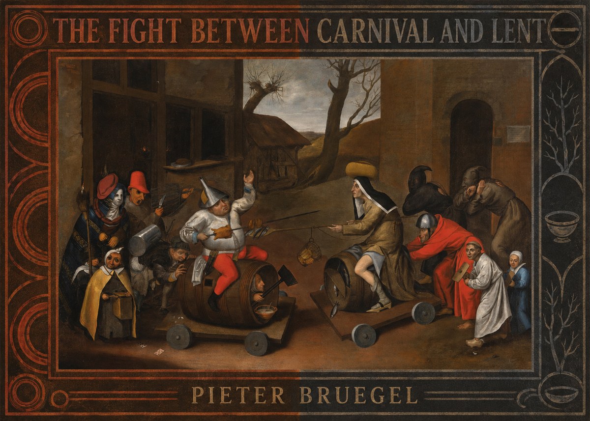 Pieter Bruegel The Fight Between Carnival and Lent IV No6 - Juliste