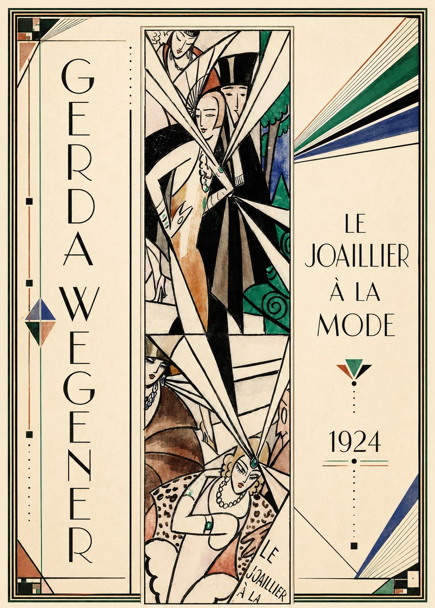 Gerda Wegener Le Joaillier À La Mode No1 - Juliste