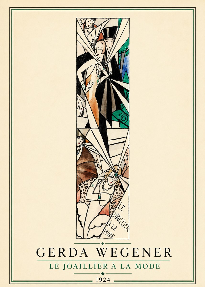 Gerda Wegener Le Joaillier À La Mode No4 - Juliste