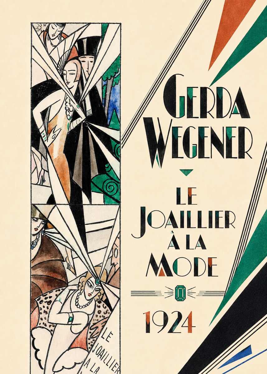Gerda Wegener Le Joaillier À La Mode No5 - Juliste