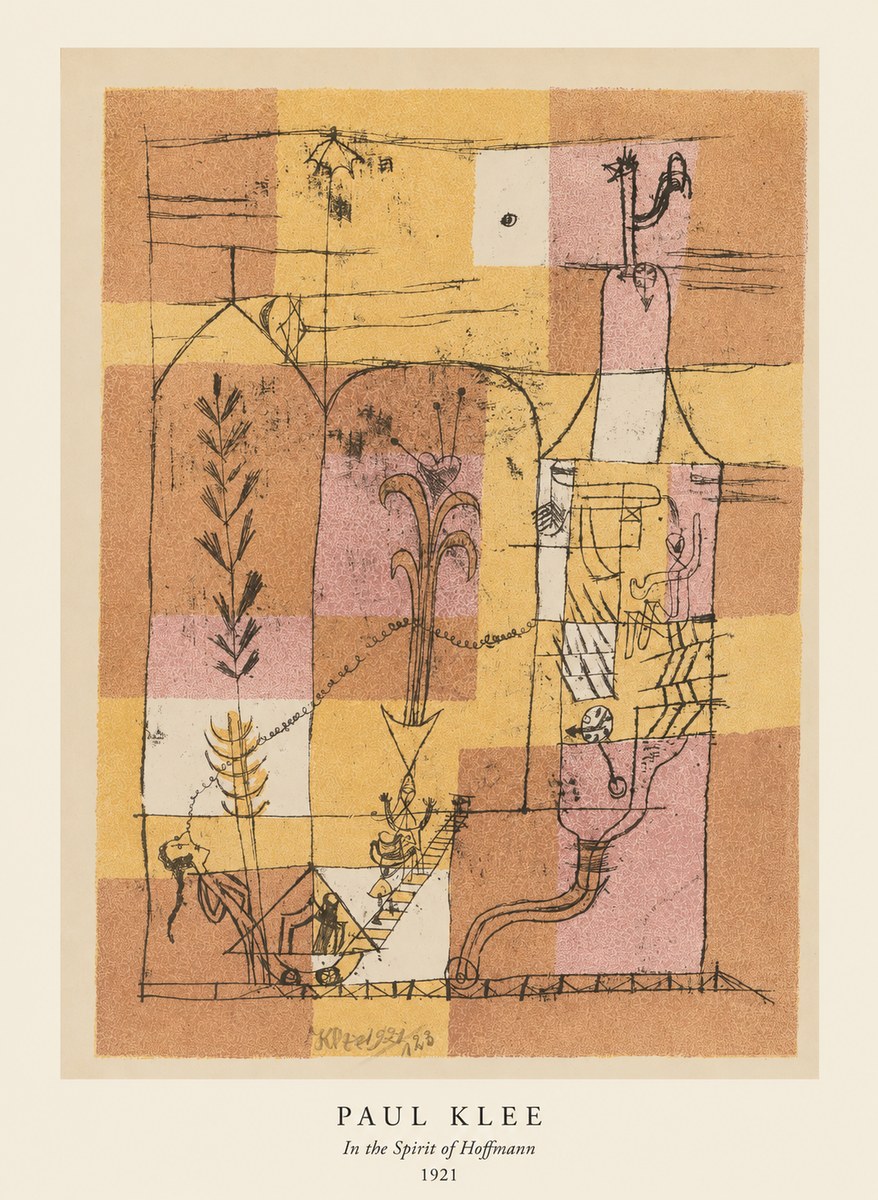 Paul Klee In the Spirit of Hoffmann No5 - Juliste