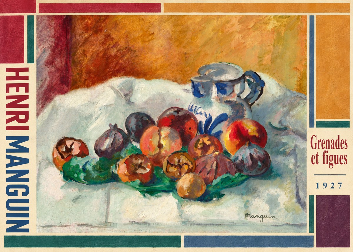 Henri Manguin Grenades Et Figues No2 - Juliste