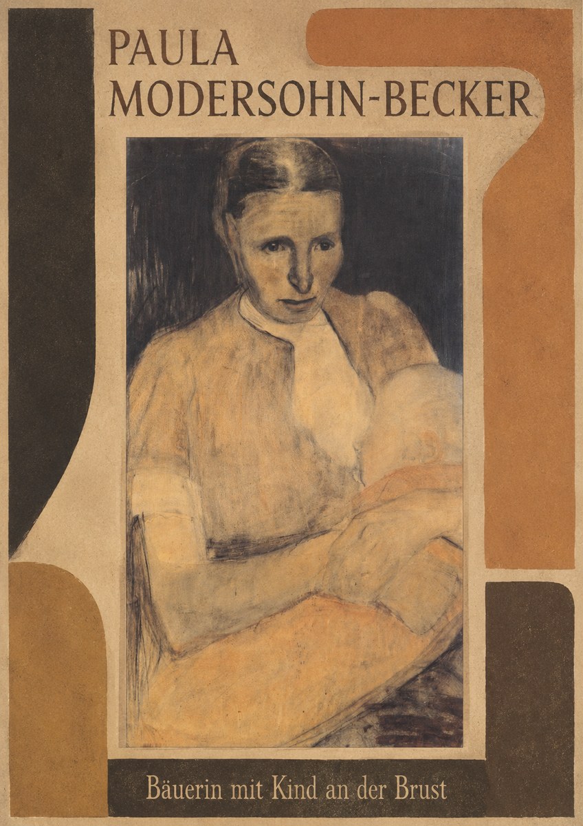 Paula Modersohn-Becker Bäuerin Mit Kind an Der Brust No2 - Juliste