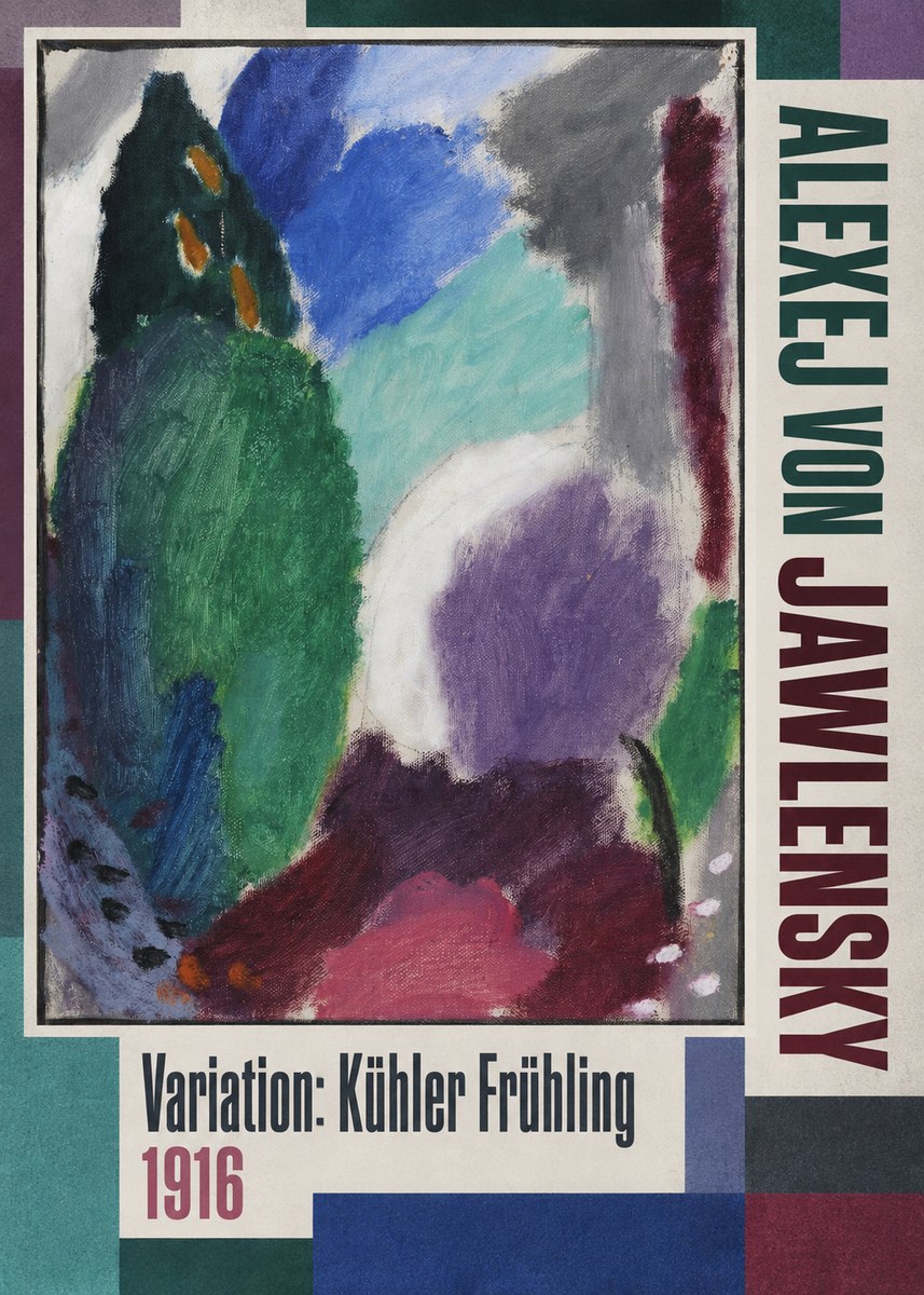 Alexej von Jawlensky Variation: Kühler Frühling No2 - Juliste