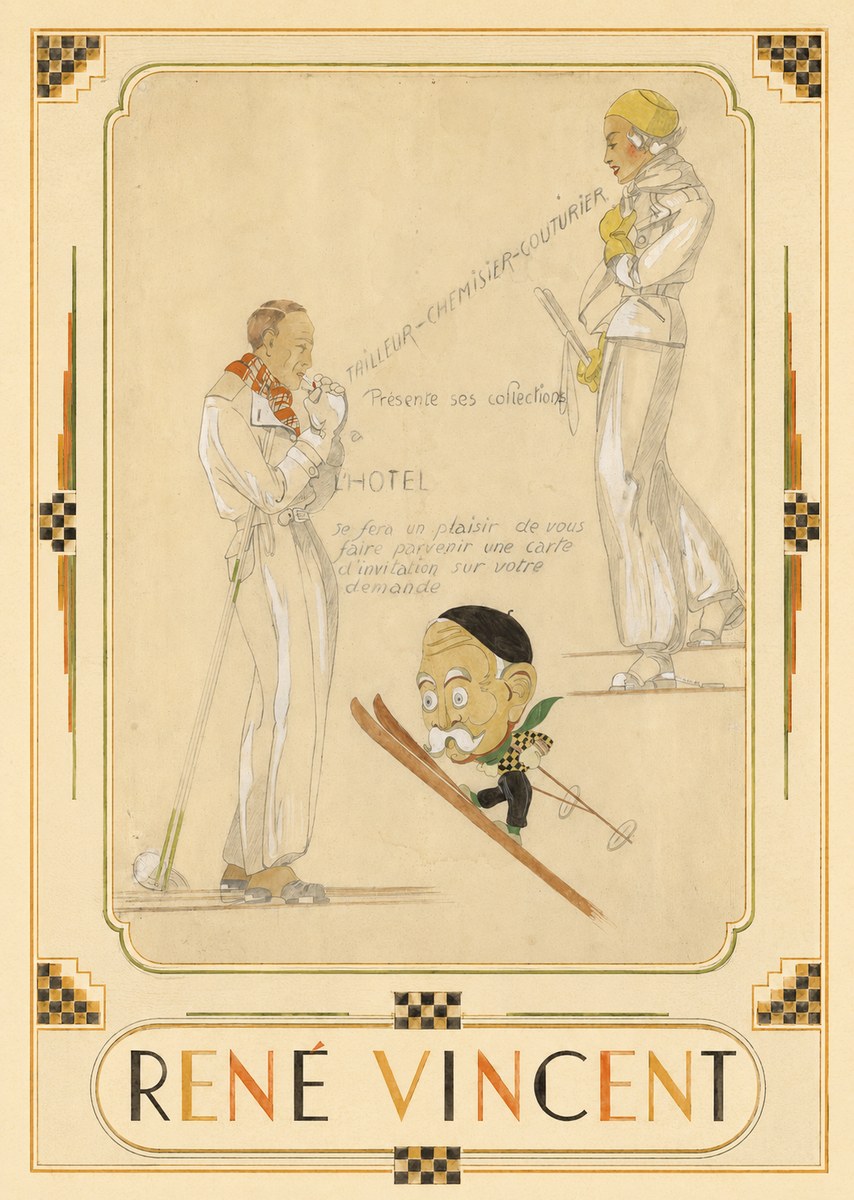 René Vincent Ttailleur-chemisier-couturier No6 - Juliste
