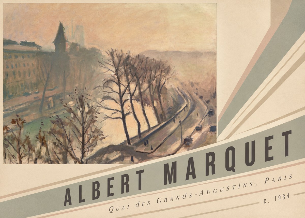 Albert Marquet Quai Des Grands-augustins, Paris · C. 1934 No5 - Juliste