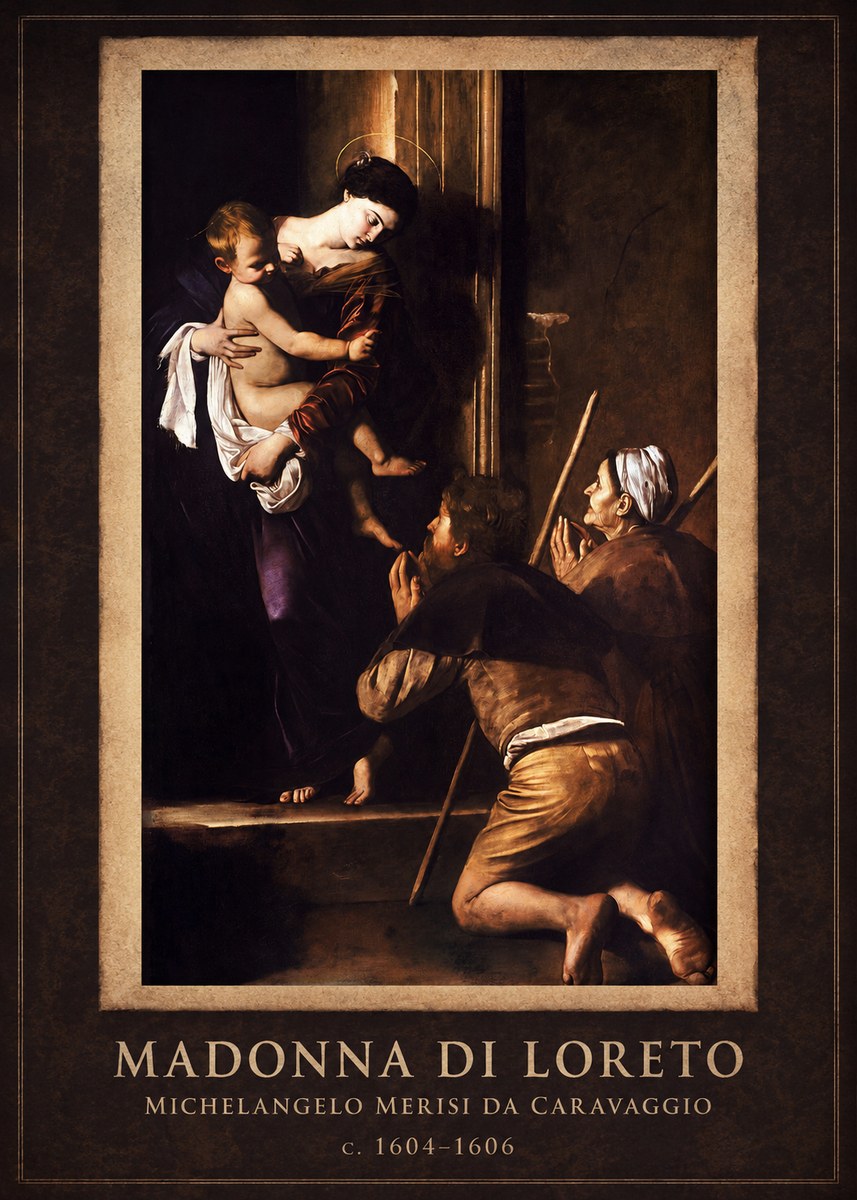 Michelangelo Merisi da Caravaggio Madonna Di Loreto No1 - Juliste