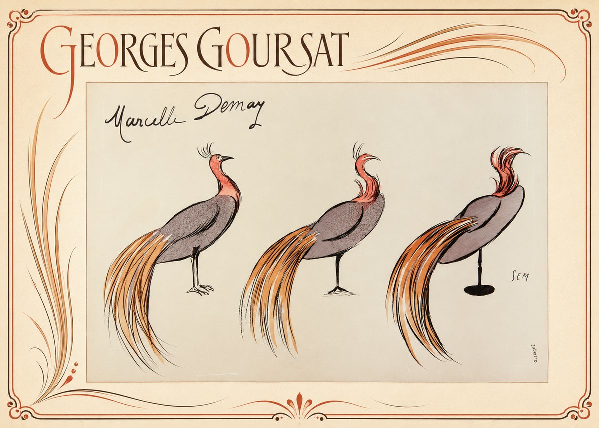 Georges Goursat Marcelle Demay No1 - Juliste