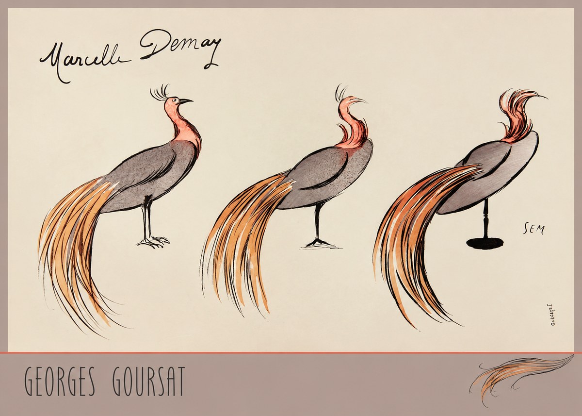 Georges Goursat Marcelle Demay No2 - Juliste