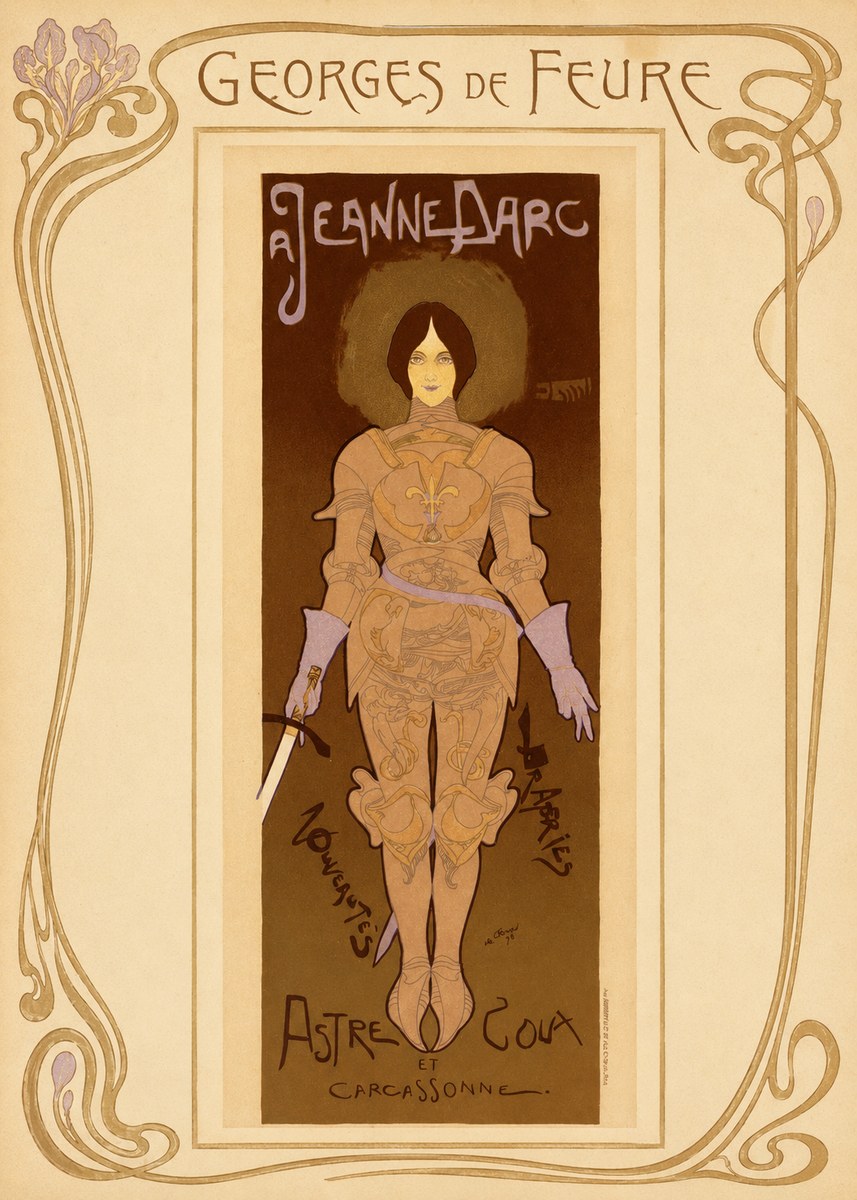 Georges de Feure Jeanne D'arc No1 - Juliste