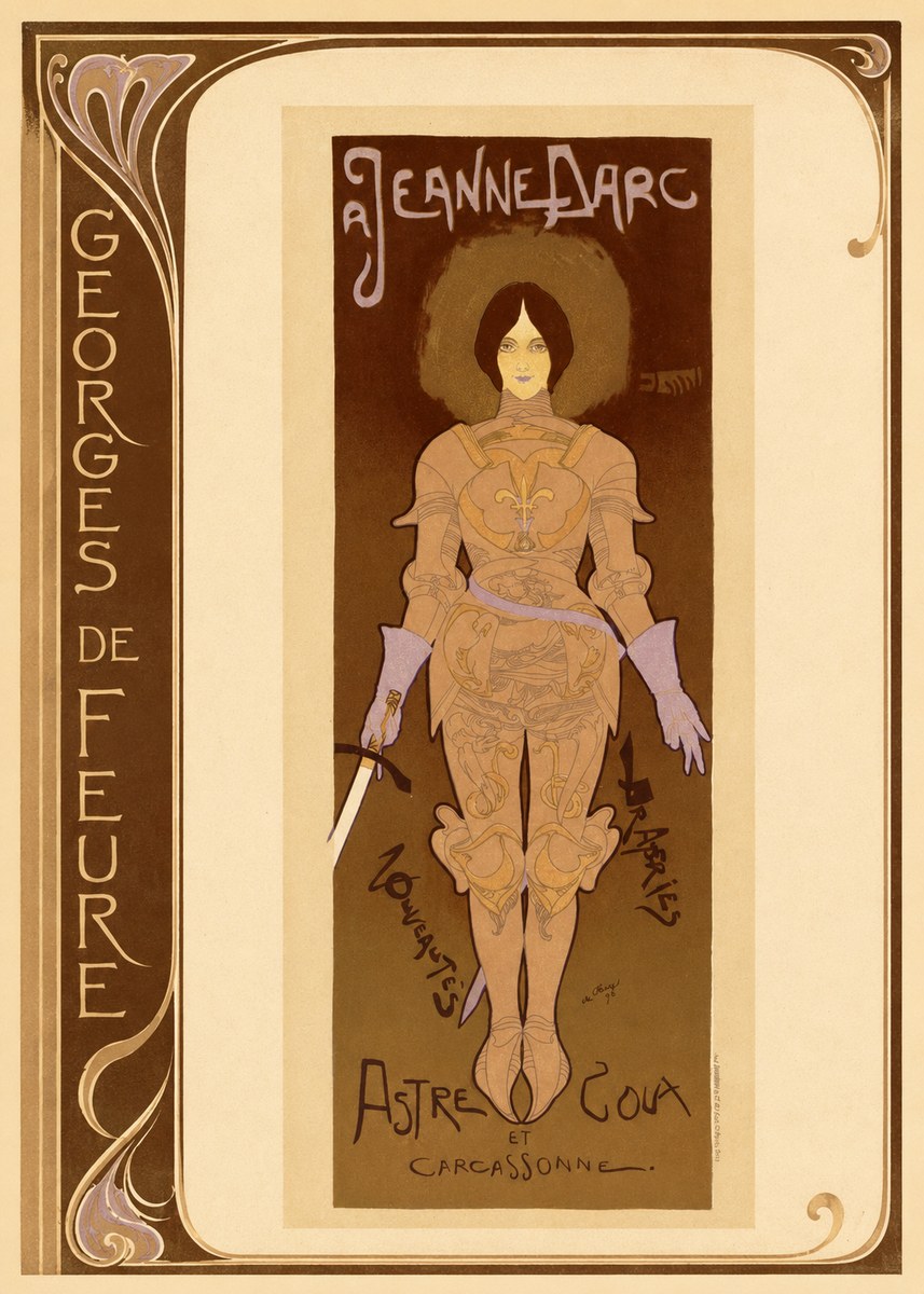 Georges de Feure Jeanne D'arc No2 - Juliste