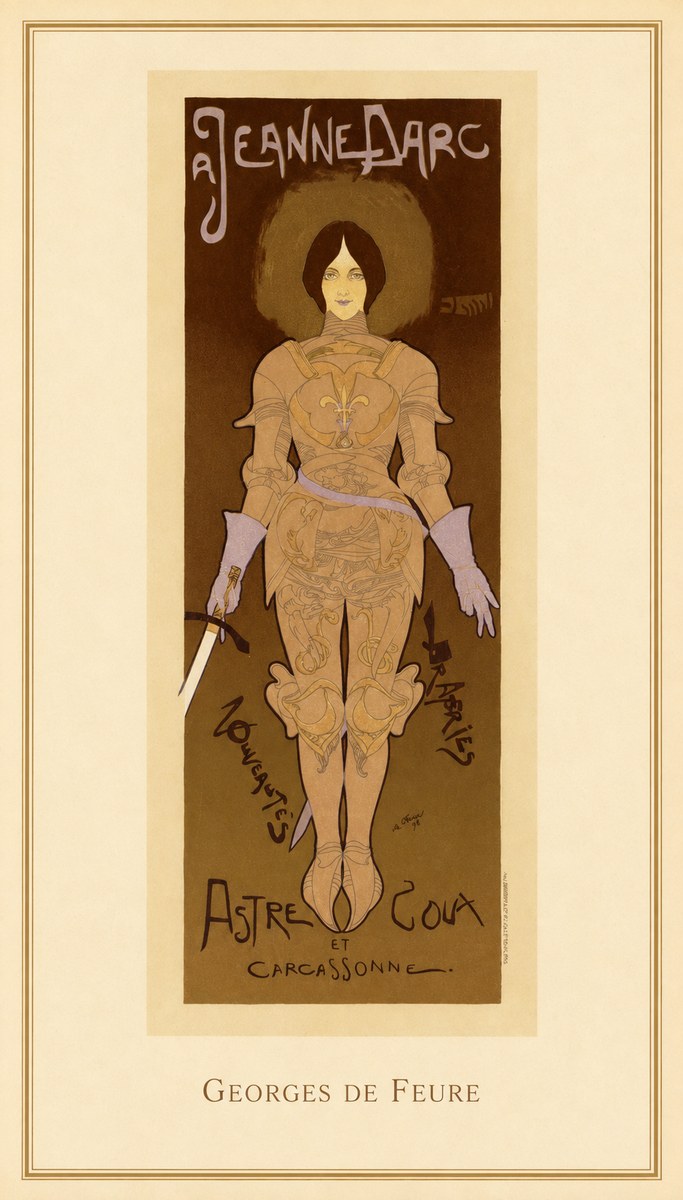 Georges de Feure Jeanne D'arc No4 - Juliste
