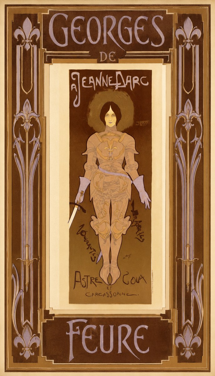 Georges de Feure Jeanne D'arc No5 - Juliste