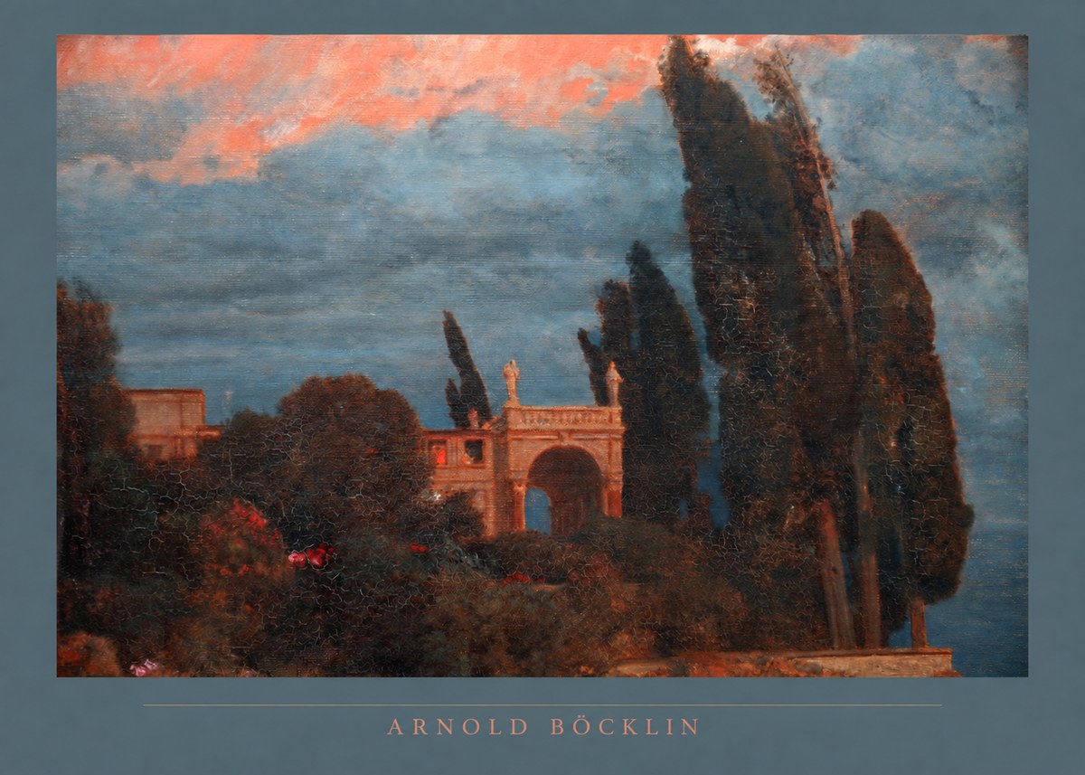 Arnold Böcklin Roman Villa No2 - Juliste