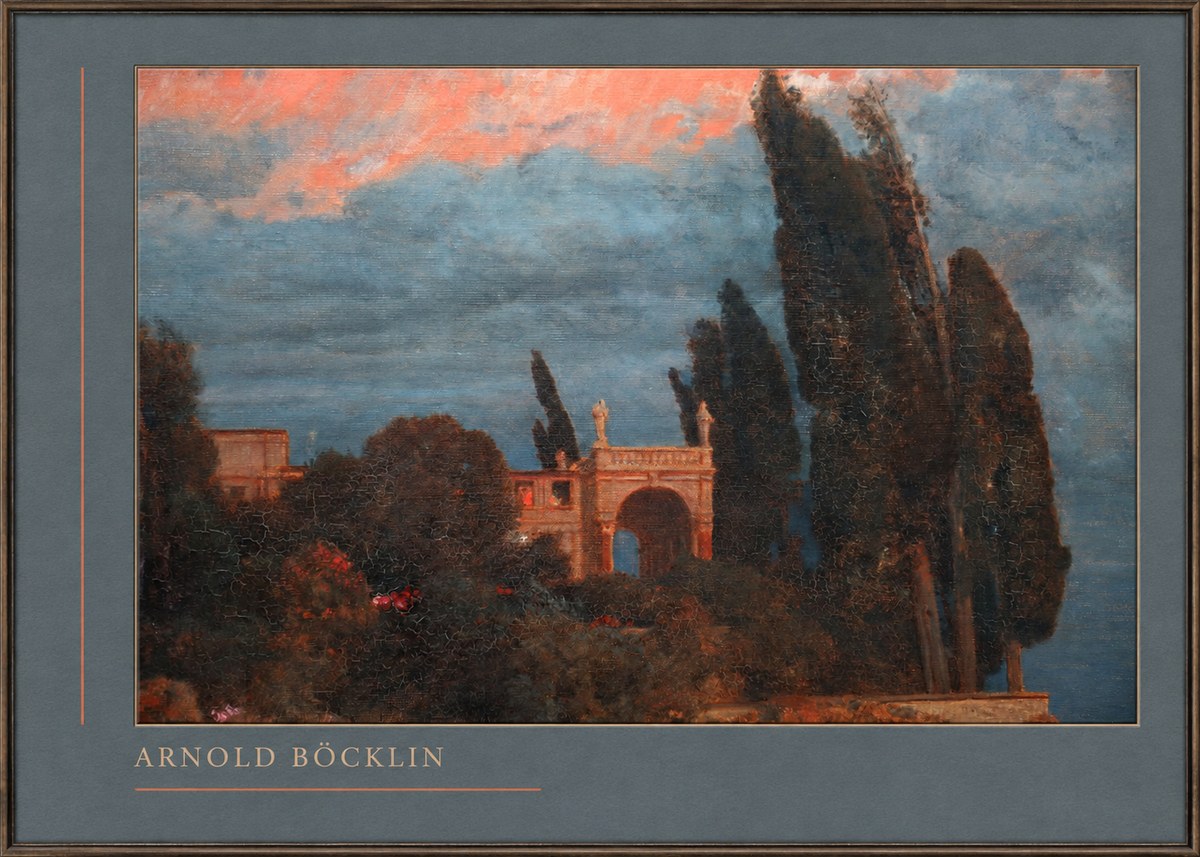 Arnold Böcklin Roman Villa No3 - Juliste