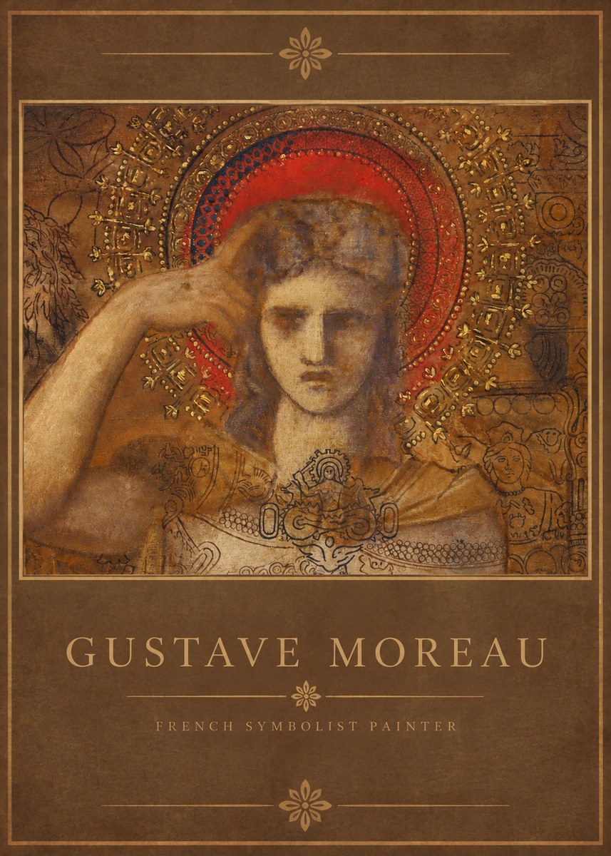 Gustave Moreau L'apparition II No2 - Juliste