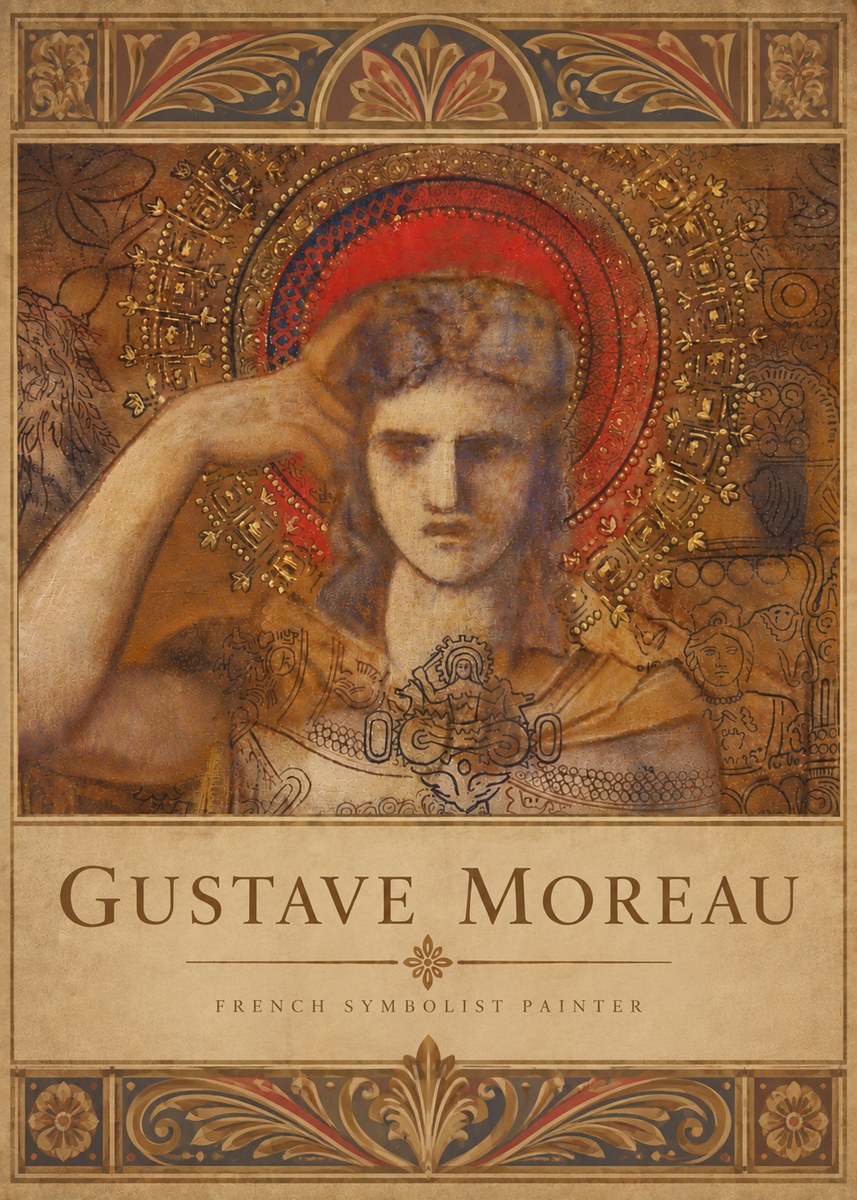 Gustave Moreau L'apparition II No6 - Juliste