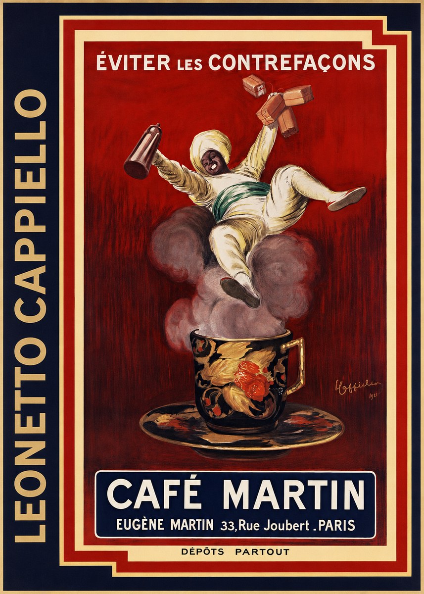 Leonetto Cappiello Café Martin No2 - Juliste