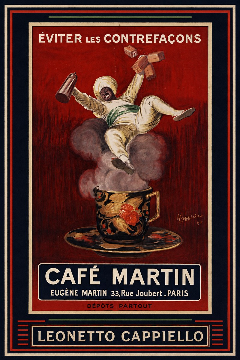 Leonetto Cappiello Café Martin No4 - Juliste
