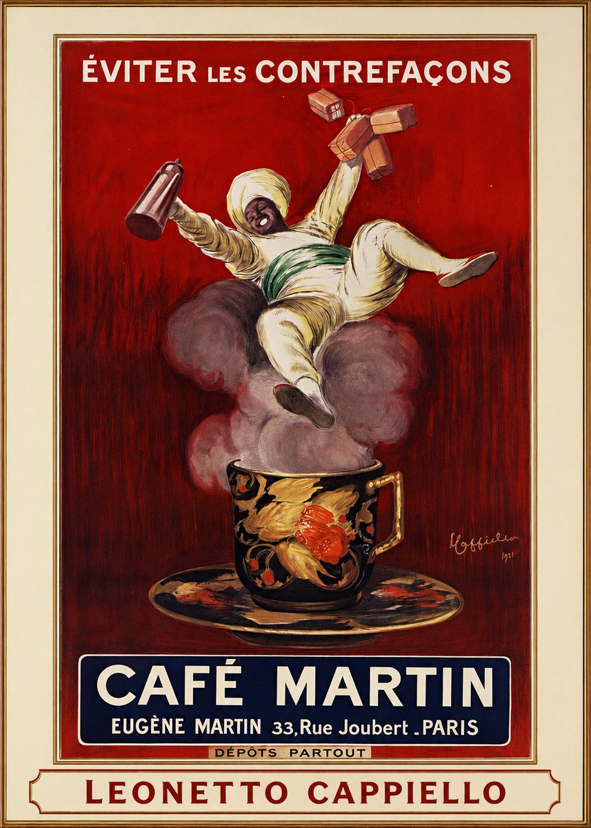 Leonetto Cappiello Café Martin No5 - Juliste