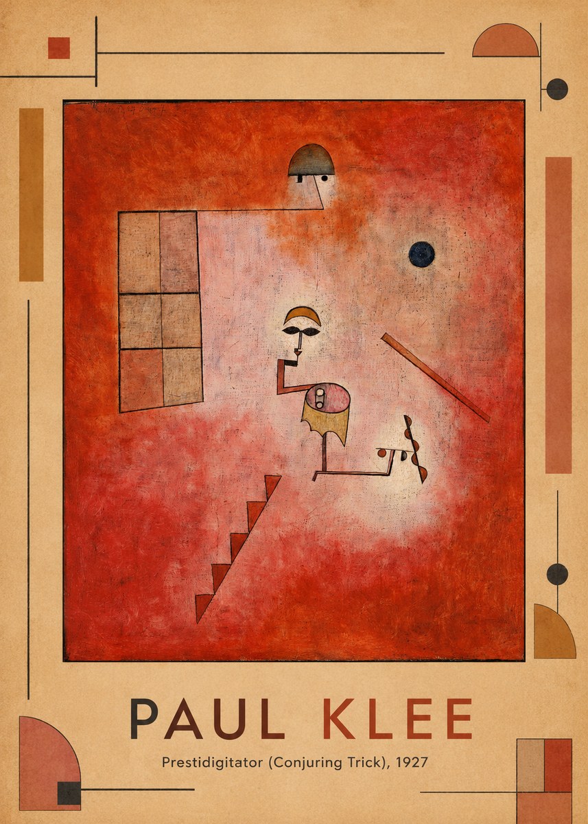 Paul Klee Prestidigitator (Conjuring Trick), 1927 No1 - Juliste