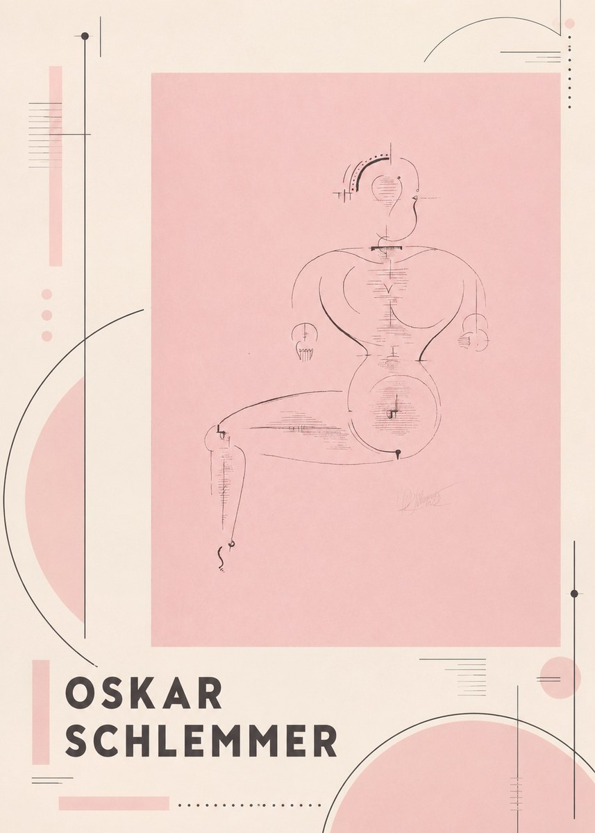 Oskar Schlemmer Figur L 1 No4 - Juliste