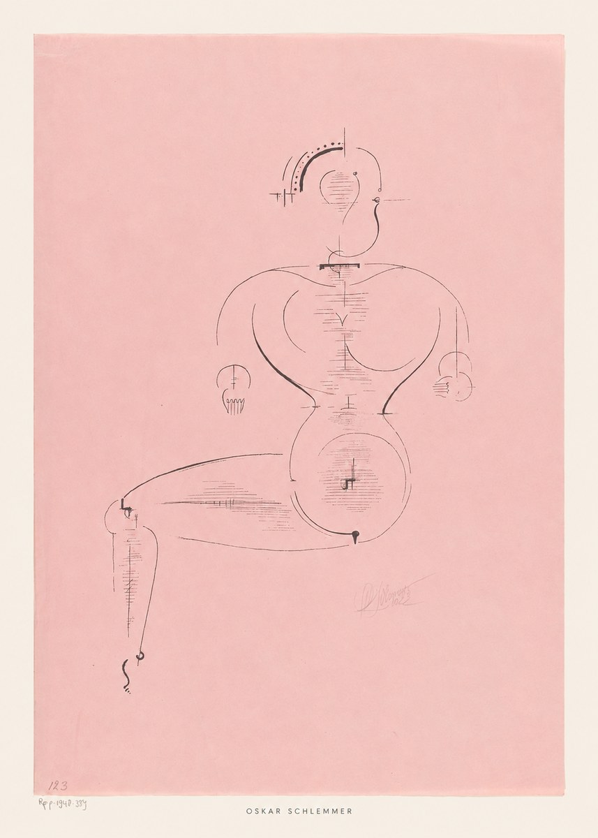 Oskar Schlemmer Figur L 1 No5 - Juliste