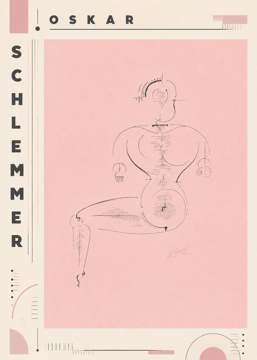 Oskar Schlemmer Figur L 1 No6 - Juliste