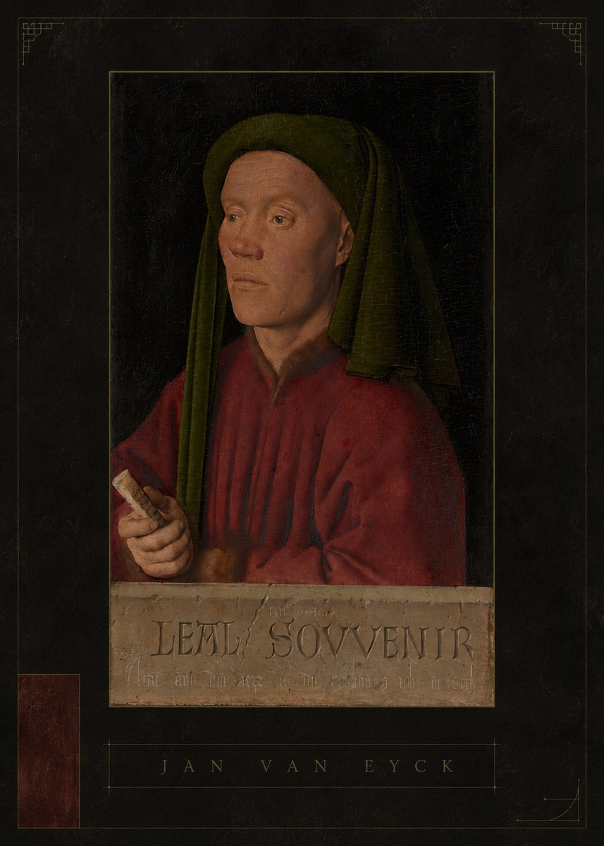 Jan van Eyck Léal Souvenir No4 - Juliste
