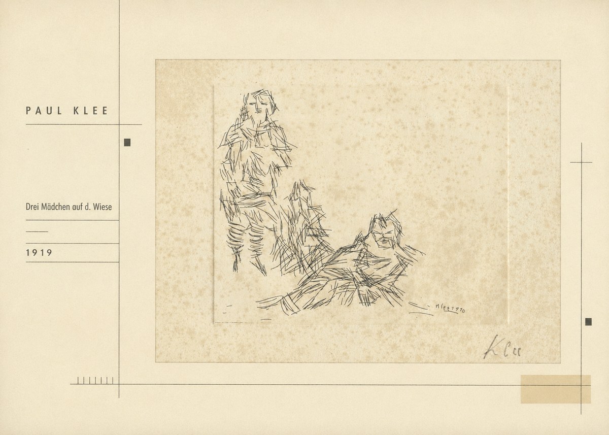 Paul Klee Drei Mädchen Auf D. Wiese No2 - Juliste