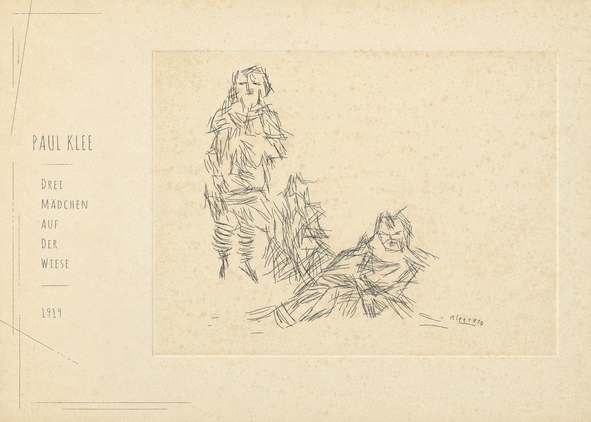 Paul Klee Drei Mädchen Auf D. Wiese No5 - Juliste