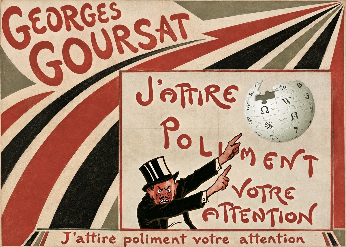 Georges Goursat J'attire Poliment Votre Attention No5 - Juliste