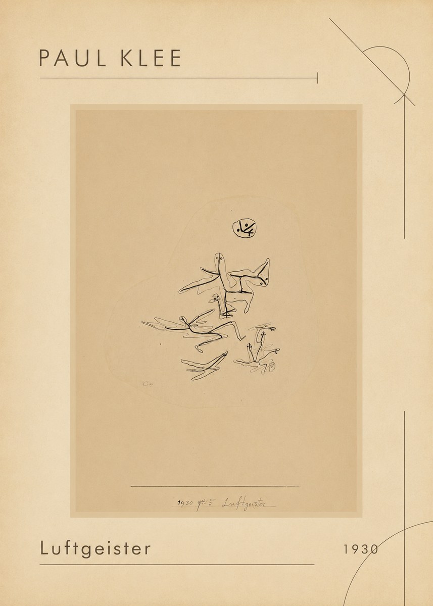 Paul Klee Luftgeister No1 - Juliste